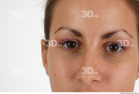 Eye Whole Body Woman Athletic Studio photo references