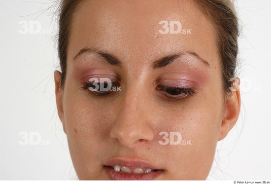 Eye Whole Body Woman Athletic Studio photo references