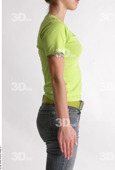 Arm Whole Body Woman Animation references Casual Athletic Studio photo references