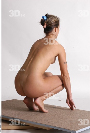 Whole Body Woman Nude Athletic Studio photo references