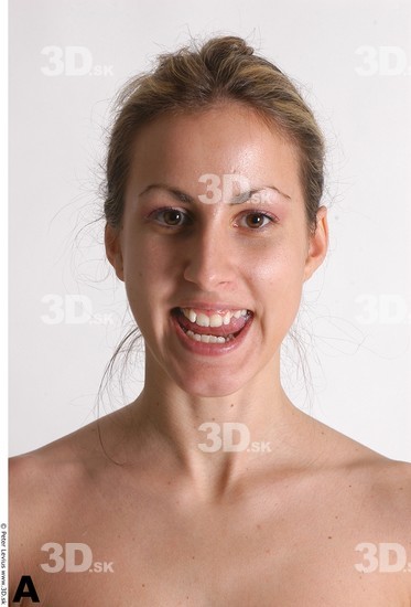 Face Whole Body Phonemes Woman Athletic Studio photo references