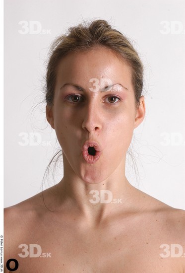 Face Whole Body Phonemes Woman Athletic Studio photo references