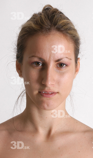 Face Whole Body Emotions Woman Athletic Studio photo references