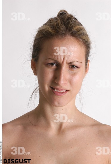 Face Whole Body Emotions Woman Athletic Studio photo references