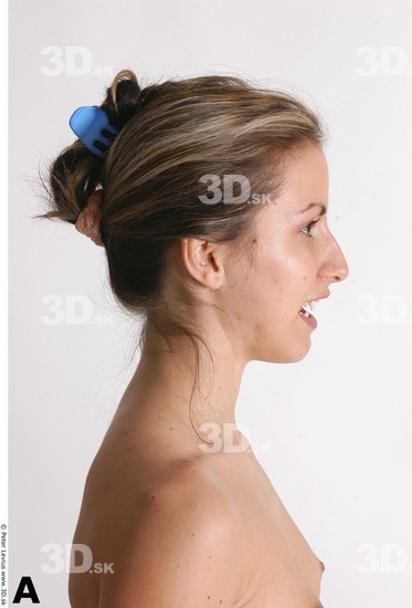 Face Whole Body Phonemes Woman Athletic Studio photo references