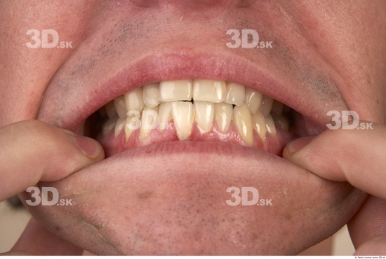 Whole Body Teeth Man Muscular Studio photo references