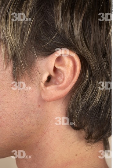 Ear Whole Body Man Muscular Studio photo references