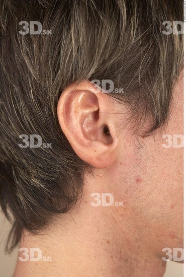 Ear Whole Body Man Muscular Studio photo references