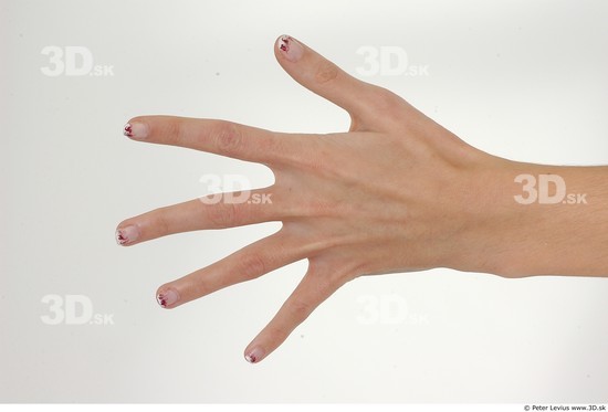 Hand Whole Body Woman Slim Studio photo references