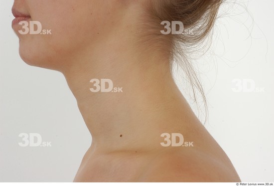 Neck Whole Body Woman Nude Slim Studio photo references