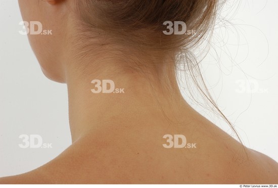 Neck Whole Body Woman Nude Slim Studio photo references