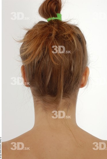 Whole Body Head Woman Slim Studio photo references