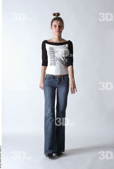 Whole Body Woman Animation references White Casual Slim