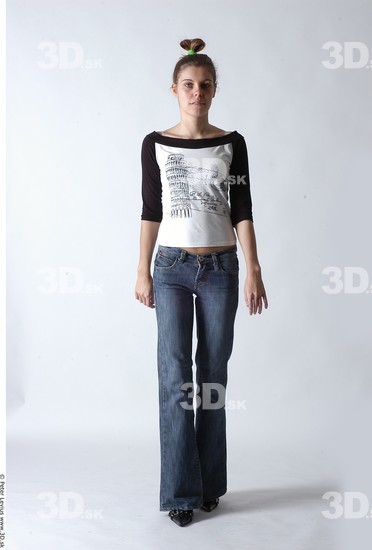 Whole Body Woman Animation references White Casual Slim