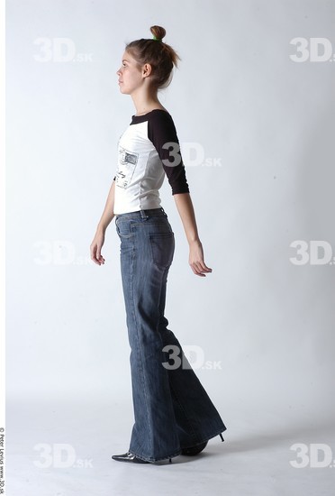 Whole Body Woman Animation references White Casual Slim