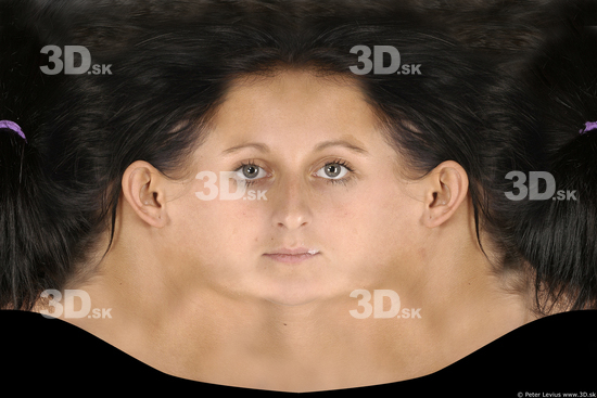 Woman White Head textures