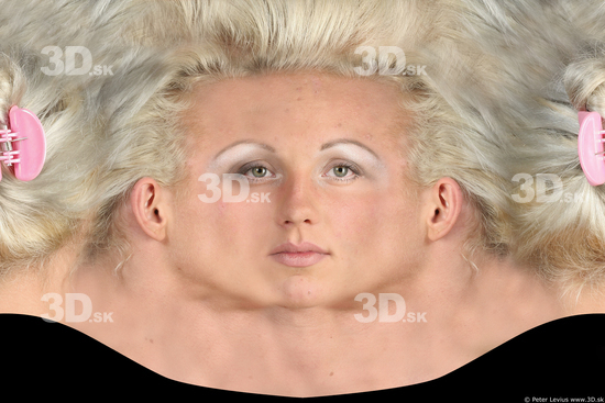 Woman White Head textures