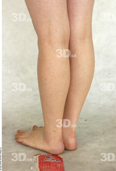 Calf Whole Body Woman Asian Nude Slim Studio photo references