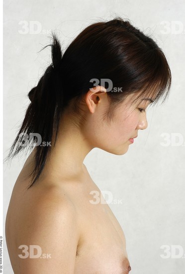 Neck Whole Body Phonemes Woman Animation references Asian Nude Slim Studio photo references