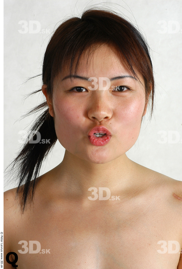 Face Whole Body Phonemes Woman Asian Nude Slim Studio photo references