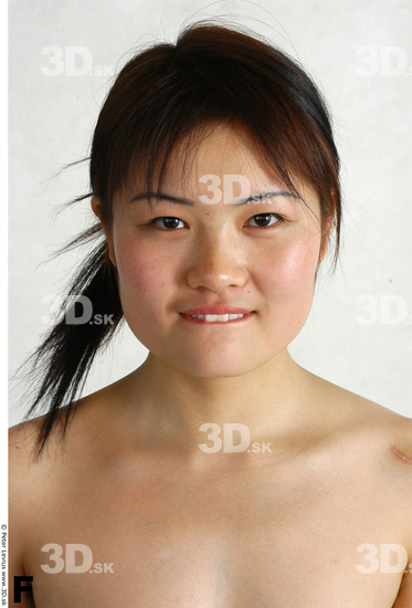 Face Whole Body Phonemes Woman Asian Nude Slim Studio photo references