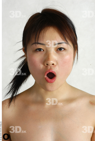 Face Whole Body Phonemes Woman Asian Nude Slim Studio photo references