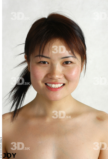 Face Whole Body Phonemes Emotions Woman Asian Nude Slim Studio photo references