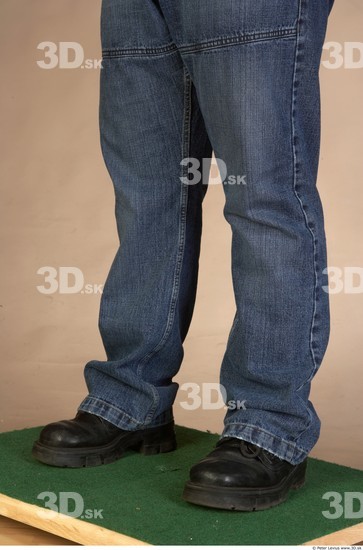 Calf Whole Body Man Casual Overweight Studio photo references