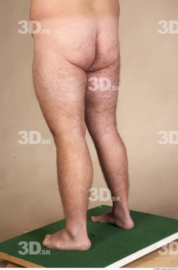 Leg Whole Body Man Nude Overweight Studio photo references