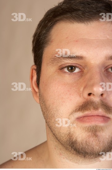 Cheek Whole Body Man Overweight Studio photo references