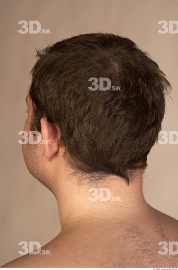 Whole Body Head Man Overweight Studio photo references