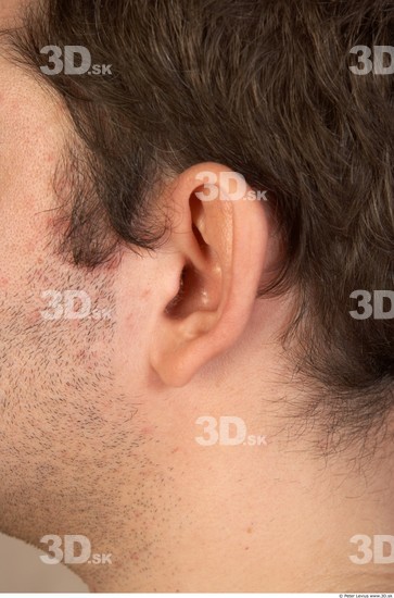 Ear Whole Body Man Overweight Studio photo references