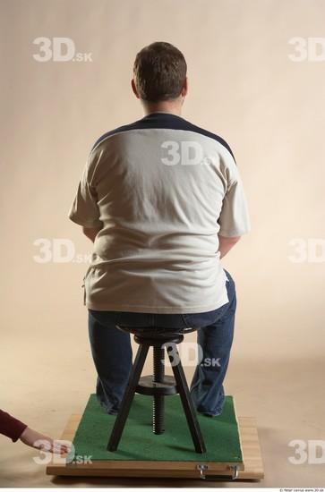 Whole Body Man Artistic poses White Casual Overweight