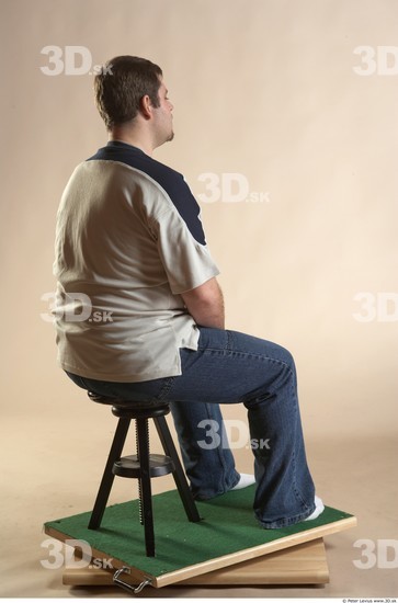 Whole Body Man Artistic poses White Casual Overweight