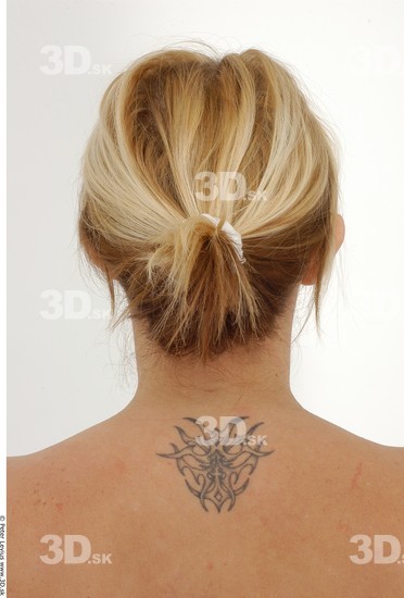 Head Woman White Tattoo Nude Average