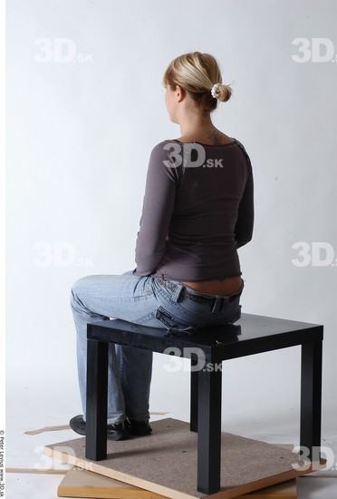 Whole Body Woman Artistic poses Casual Average Studio photo references