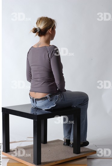 Whole Body Woman Artistic poses Casual Average Studio photo references