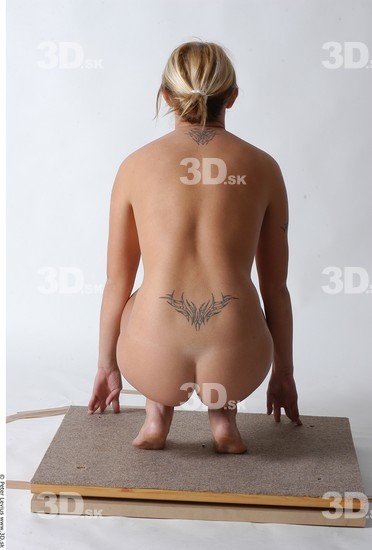 Whole Body Woman Tattoo Nude Average Studio photo references