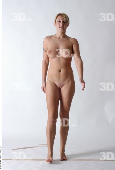 Whole Body Woman Animation references Tattoo Nude Average Studio photo references