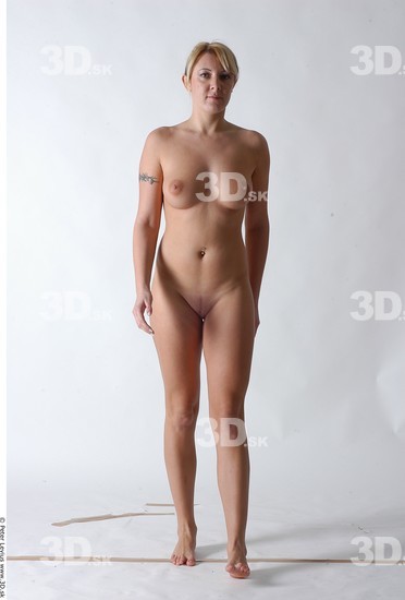 Whole Body Woman Animation references Tattoo Nude Average Studio photo references