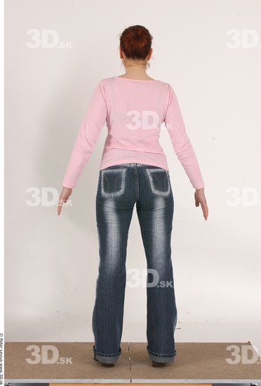 Whole Body Woman Casual Average Chubby Studio photo references