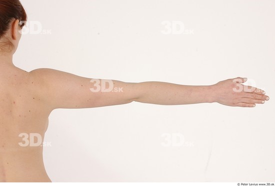 Arm Whole Body Woman Nude Average Chubby Studio photo references