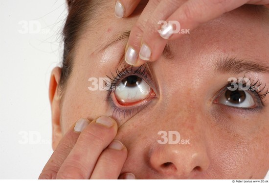 Eye Whole Body Woman Average Chubby Studio photo references