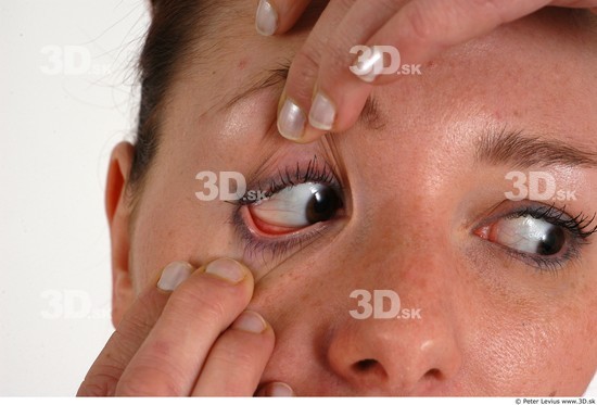 Eye Whole Body Woman Average Chubby Studio photo references