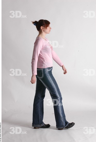 Whole Body Woman Animation references White Casual Average