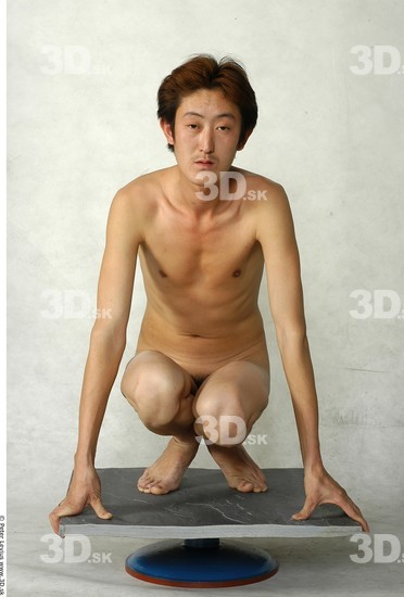 Whole Body Man Asian Nude Slim Studio photo references