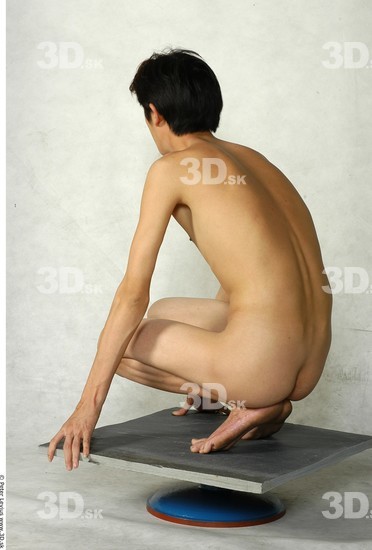 Whole Body Man Asian Nude Slim Studio photo references