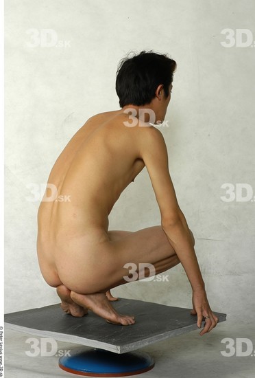 Whole Body Man Asian Nude Slim Studio photo references