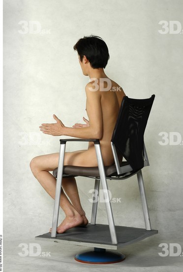 Whole Body Man Artistic poses Asian Nude Slim Studio photo references