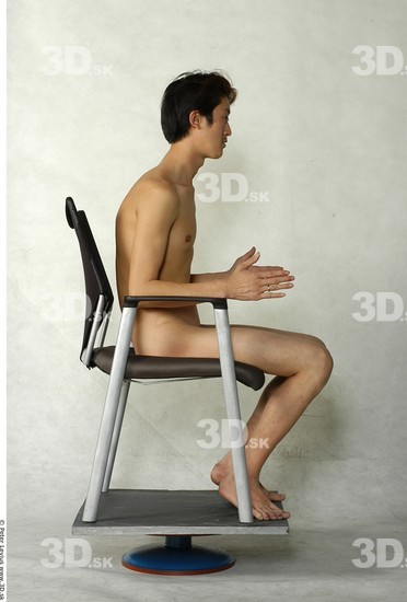 Whole Body Man Artistic poses Asian Nude Slim Studio photo references